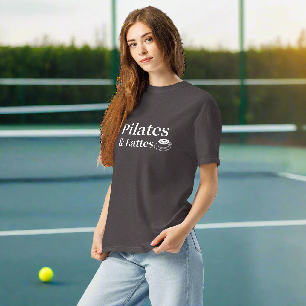 Pilates & Lattes – Coffee & Workout Tee