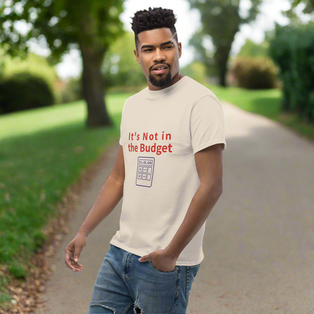 It’s Not in the Budget – Accountant Tee with Calculator Graphic