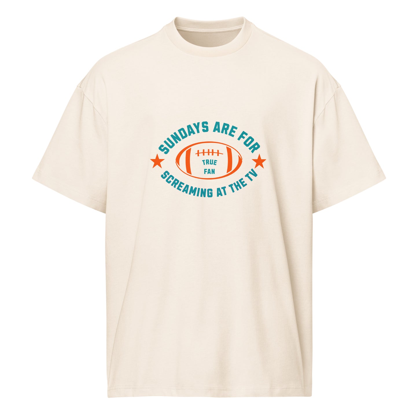 Sundays Are for Screaming at the TV | Funny Football Fan T-Shirt