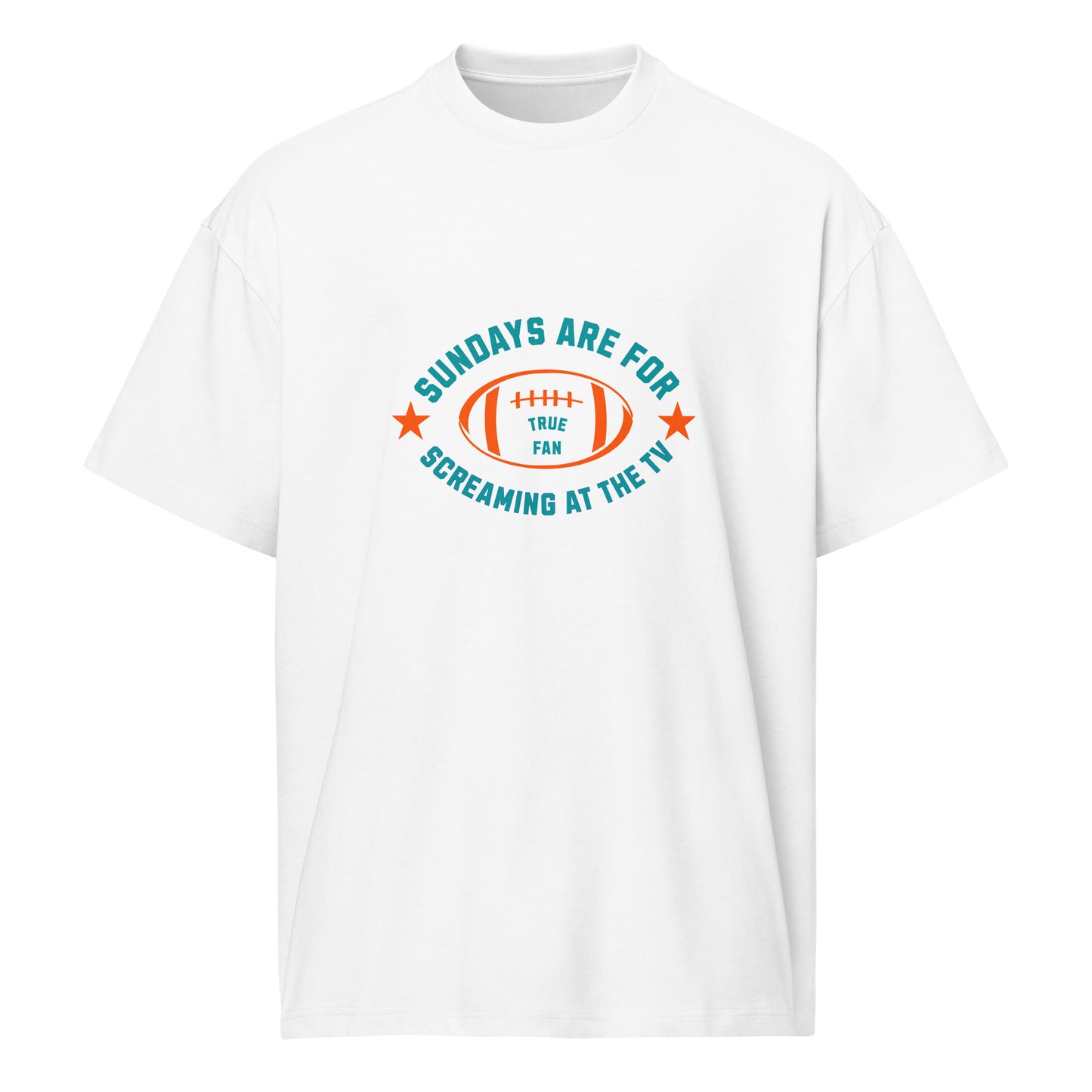 Sundays Are for Screaming at the TV | Funny Football Fan T-Shirt