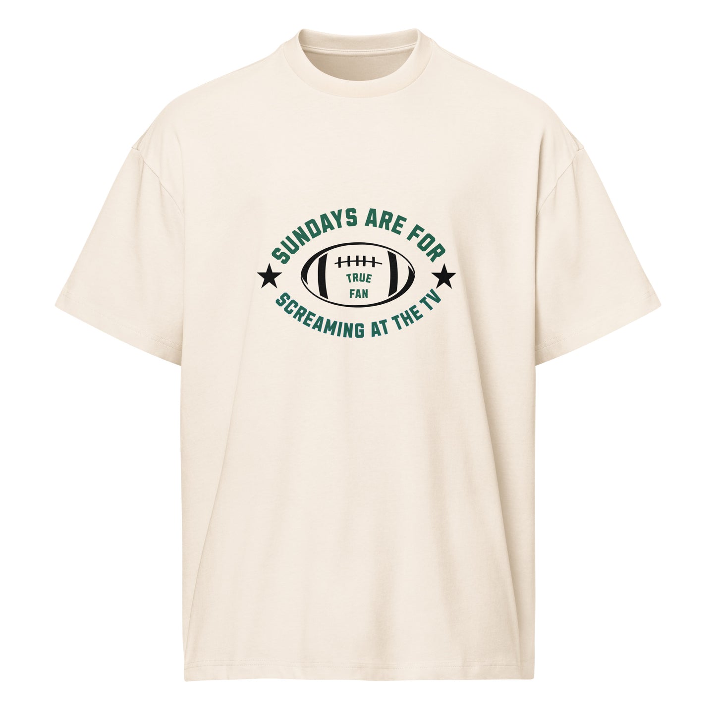 Sundays Are for Screaming at the TV | Funny Football Fan T-Shirt