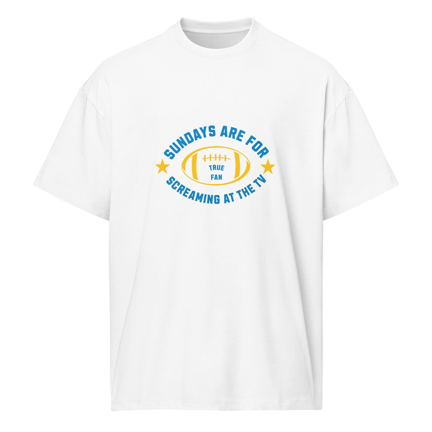 Sundays Are for Screaming at the TV | Funny Football Fan T-Shirt