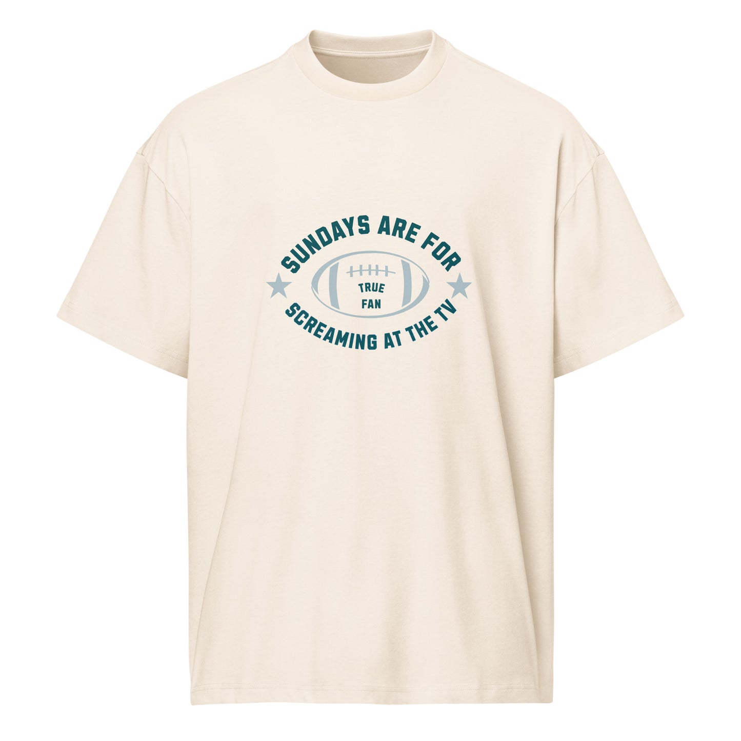 Sundays Are for Screaming at the TV | Funny Football Fan T-Shirt