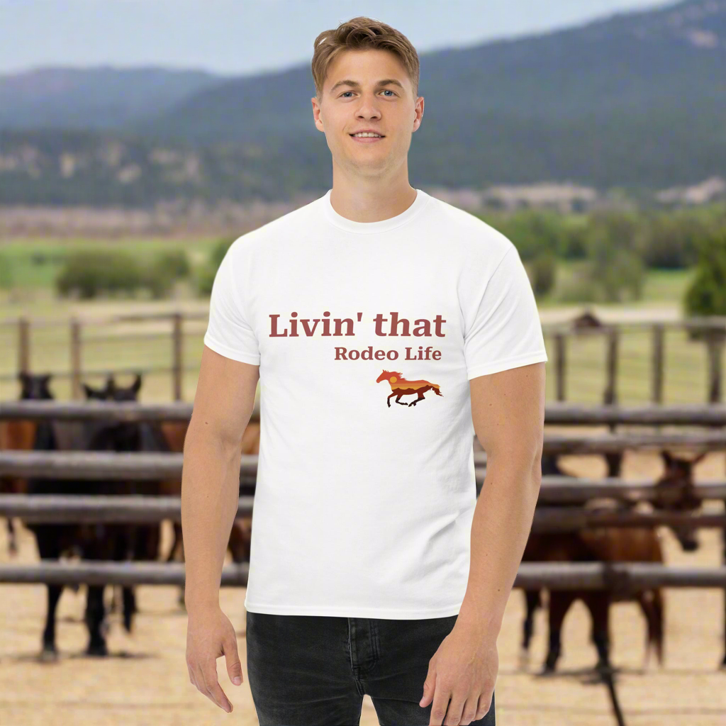 Livin’ the Rodeo Life – Western Lifestyle Tee