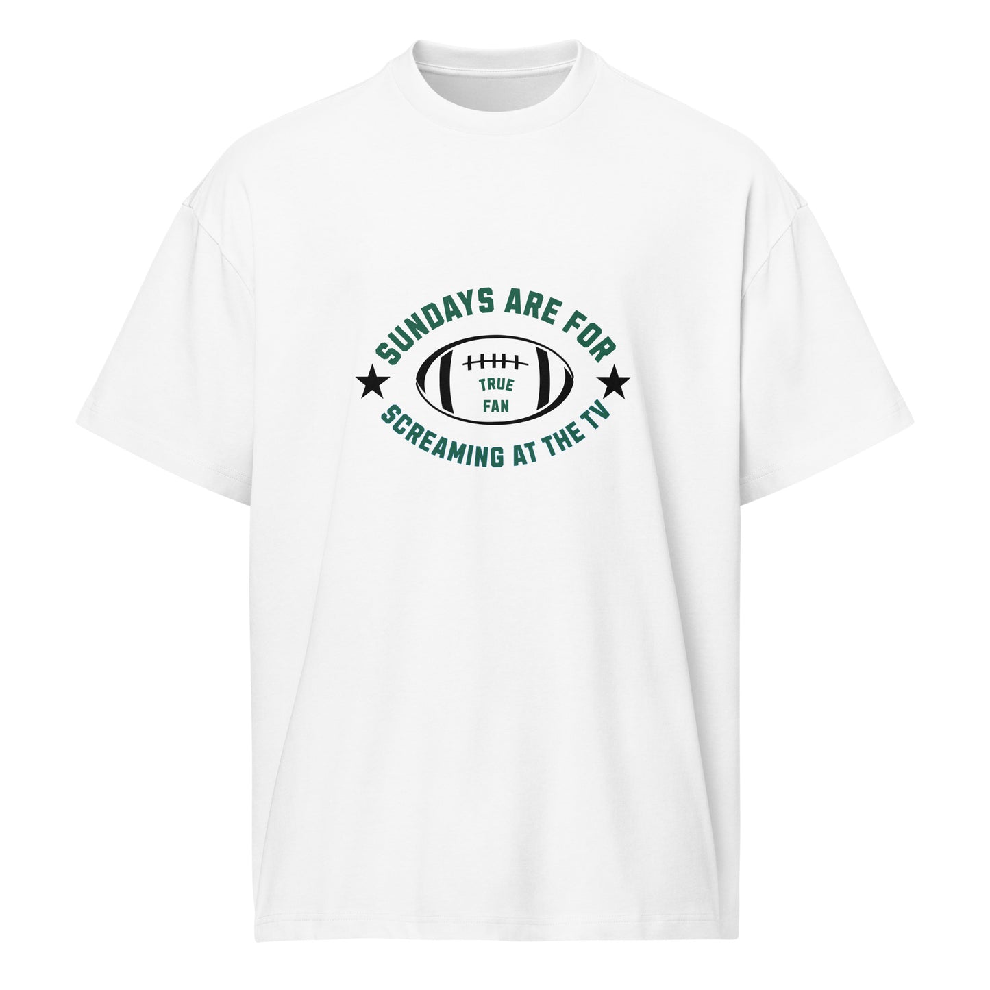 Sundays Are for Screaming at the TV | Funny Football Fan T-Shirt