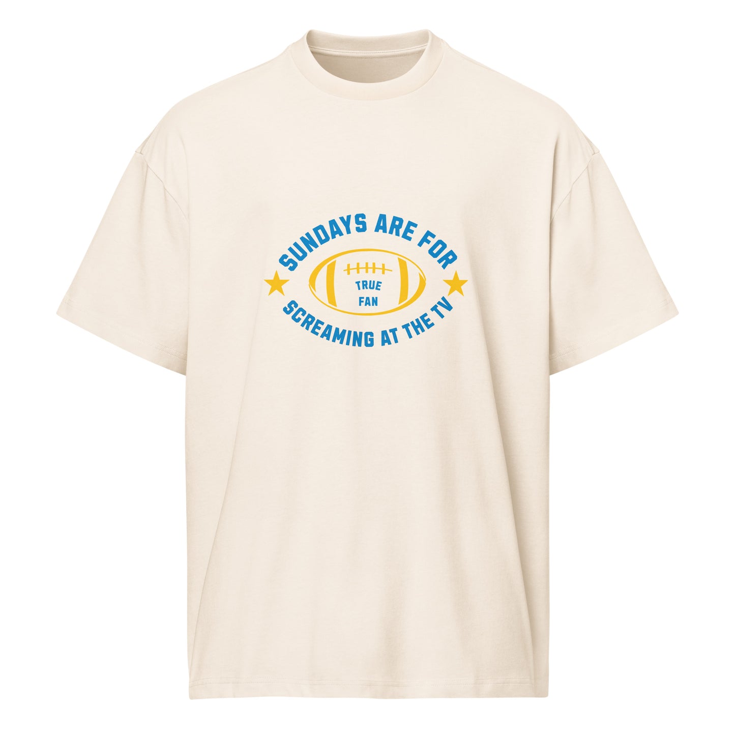 Sundays Are for Screaming at the TV | Funny Football Fan T-Shirt