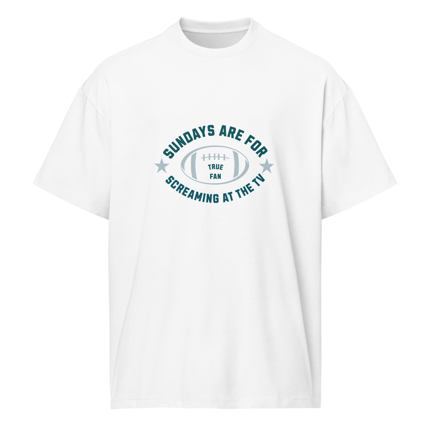 Sundays Are for Screaming at the TV | Funny Football Fan T-Shirt